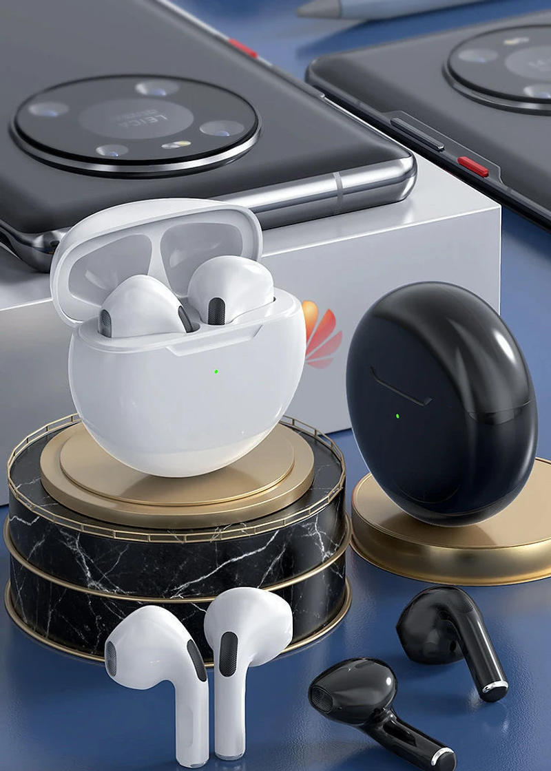 Description Picture 2 of itemPRO 6 Wireless Bluetooth Headset 5.3 Bluetooth Protocol Earplug Type Strong Endurance Gaming Competitive Headphones TWS Running