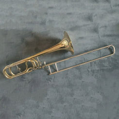 High Jupiter JTB1180 Grade Gold lacquer brass body Bass Bb/F/Gb/D Trombone