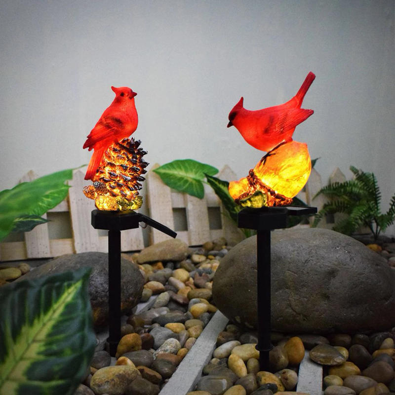 Description Picture 5 of itemSolar Lamp Red Bird Animal Solar Garden Lights Solar Powered Solar Led Light Outdoor Waterproof Garden Decoration Lawn Lamp