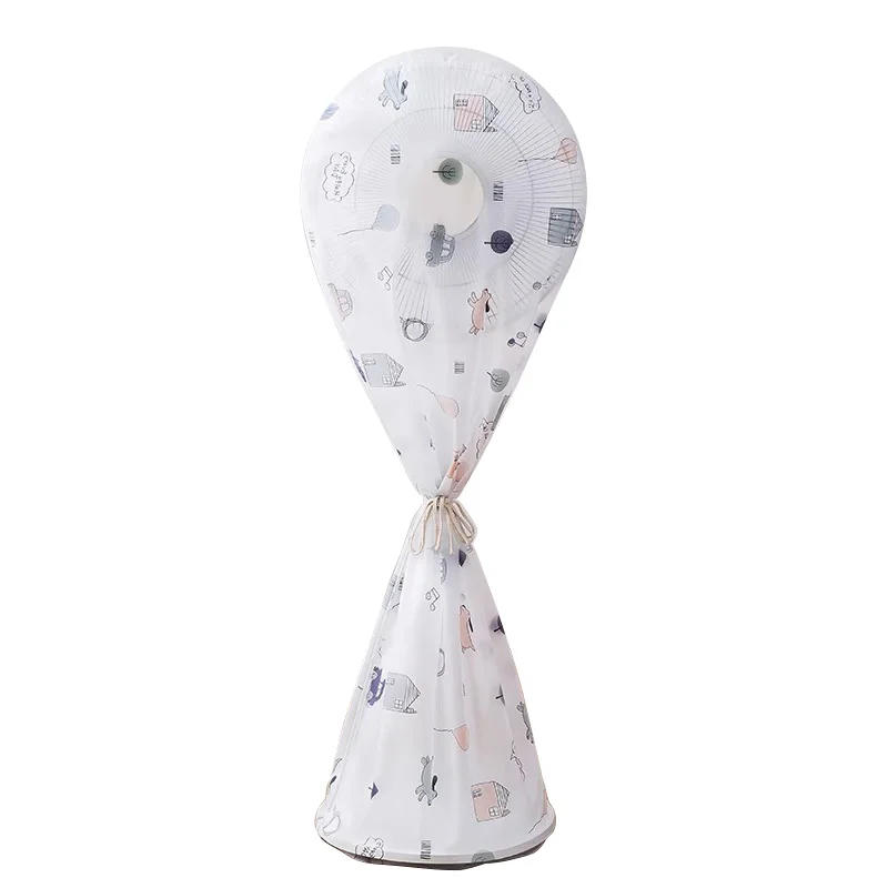 Description Picture 5 of item1Pcs Pedestal Fan Full Package Safety Cap Electric Fan Floor-standing Washable Protective Cover Waterproof Dust Covers Home NEW