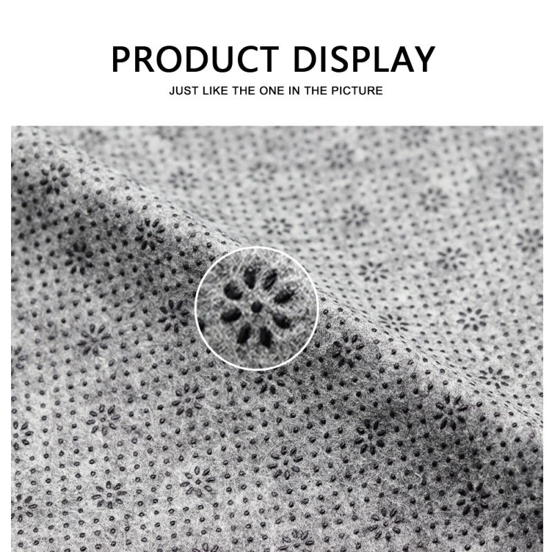 Description Picture 5 of item1.8m*1m Plum Blossom Pattern Non Slip Felt Fabric Anti-Slip Fabric For Diy Carpet Floor Mats Final Backing Cloth Car Seat Rug