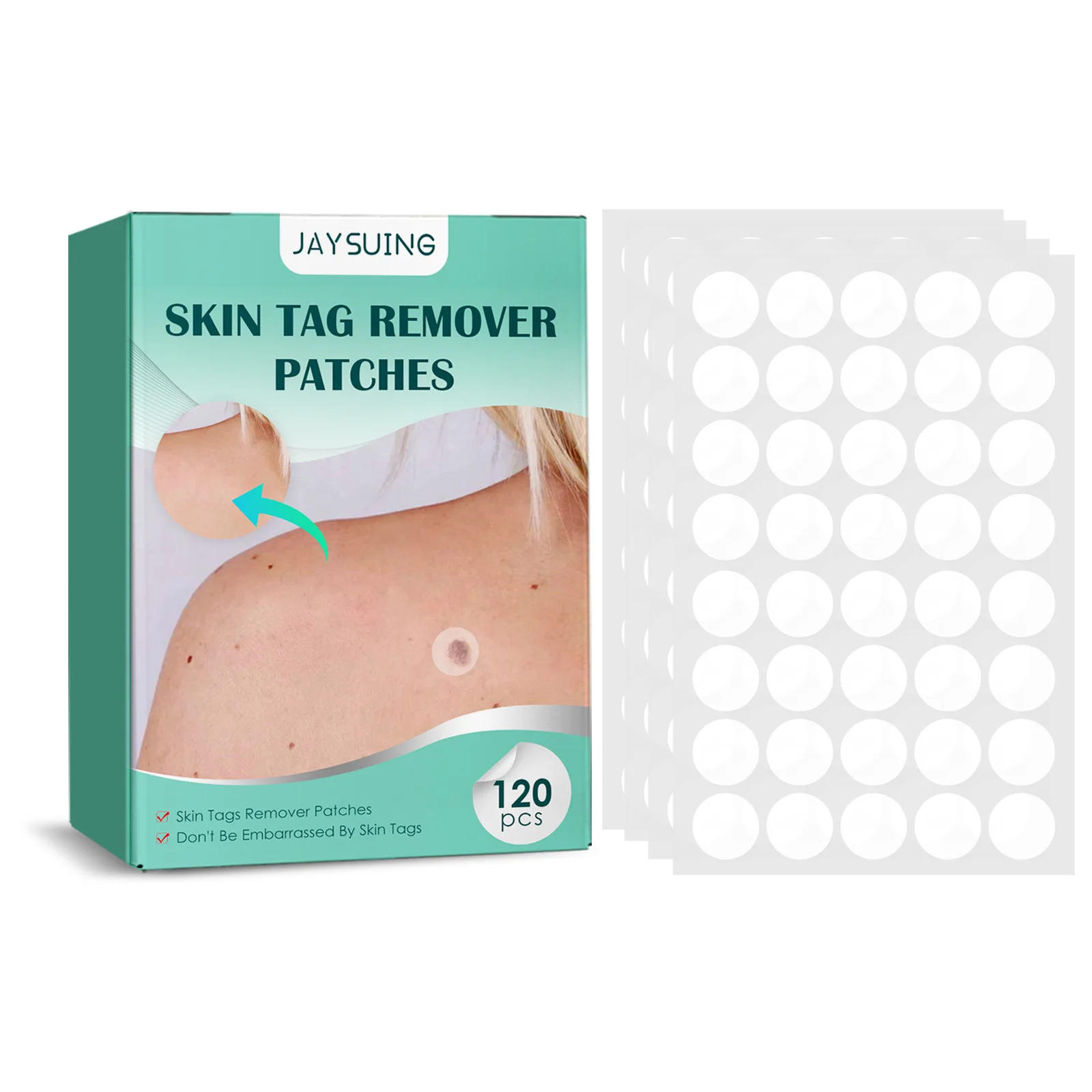 Description Picture 2 of itemPatch for Skin Cleansing Acne Treatmenthicken Eye Flesh Warts  Meats  Black Moles Skin Cleansing Sticker Covering for Men Women