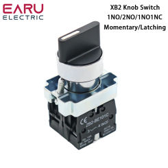 22mm XB2-BD25 BD53 1NO 2NO 1NO1NC 2/3 Position Self Locking Self Resetting Selector Knob Switch Rotary Switch Push Button Switch