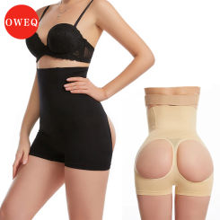 OWEQ Slimming Body Shaper Waist Trainer Bodysuit Women Push Up Butt Lifter Strap Waist Cincher Tummy Control Panties Shapewear
