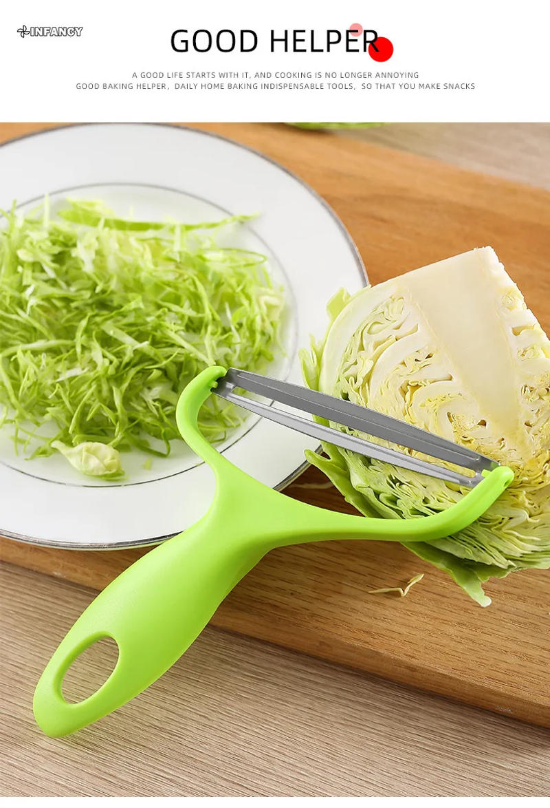 Description Picture 4 of itemVegetable Cutter Cabbage Slicer Vegetables Graters Cabbage Shredder Fruit Peeler Knife Potato Zesters Cutter Kitchen Gadgets