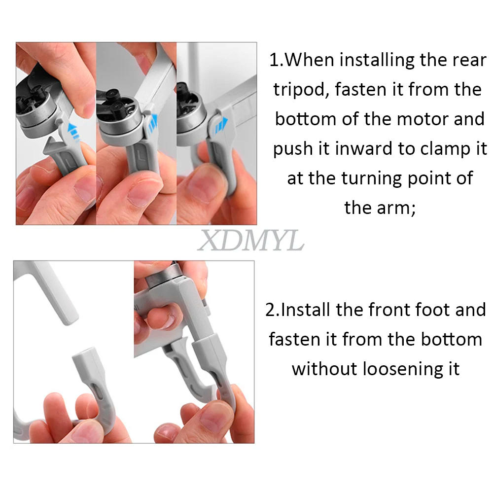 Description Picture 5 of itemHeight Increasing Landing Gear For DJI Mavic Mini 2/SE/2 SE/Mini 4K Extended Leg Protector Quick Release Feet Drone Accessories