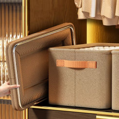 Foldable Large Capacity Clothes Organizer Waterproof Jeans Pants Sweater Storage Box Drawer Clothing Storage Organizers Cabinets