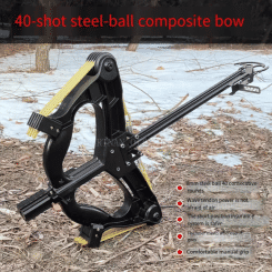 60LBS Slingshot Laser All-metal Powershot Hunting Steel Ball Slingshot Composite Bow Steel Mini Infrared Compound Bow Set