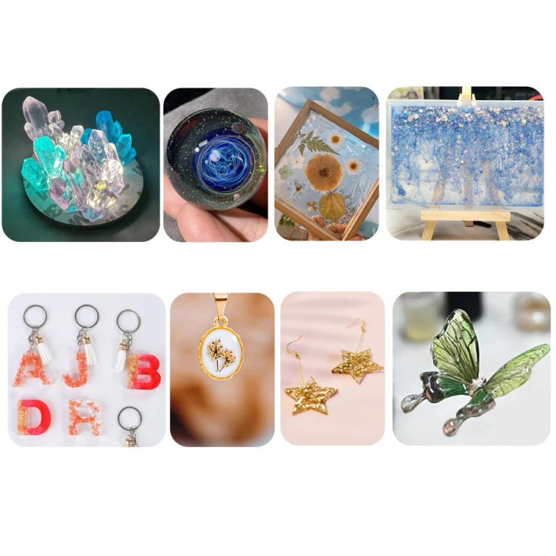 Description Picture 6 of itemUV Resin Glue 250g/500g/1000g Epoxy Resin Glue UV Lamp High Gloss Transparency Hardness Fast Curing For DIY Jewelry Making