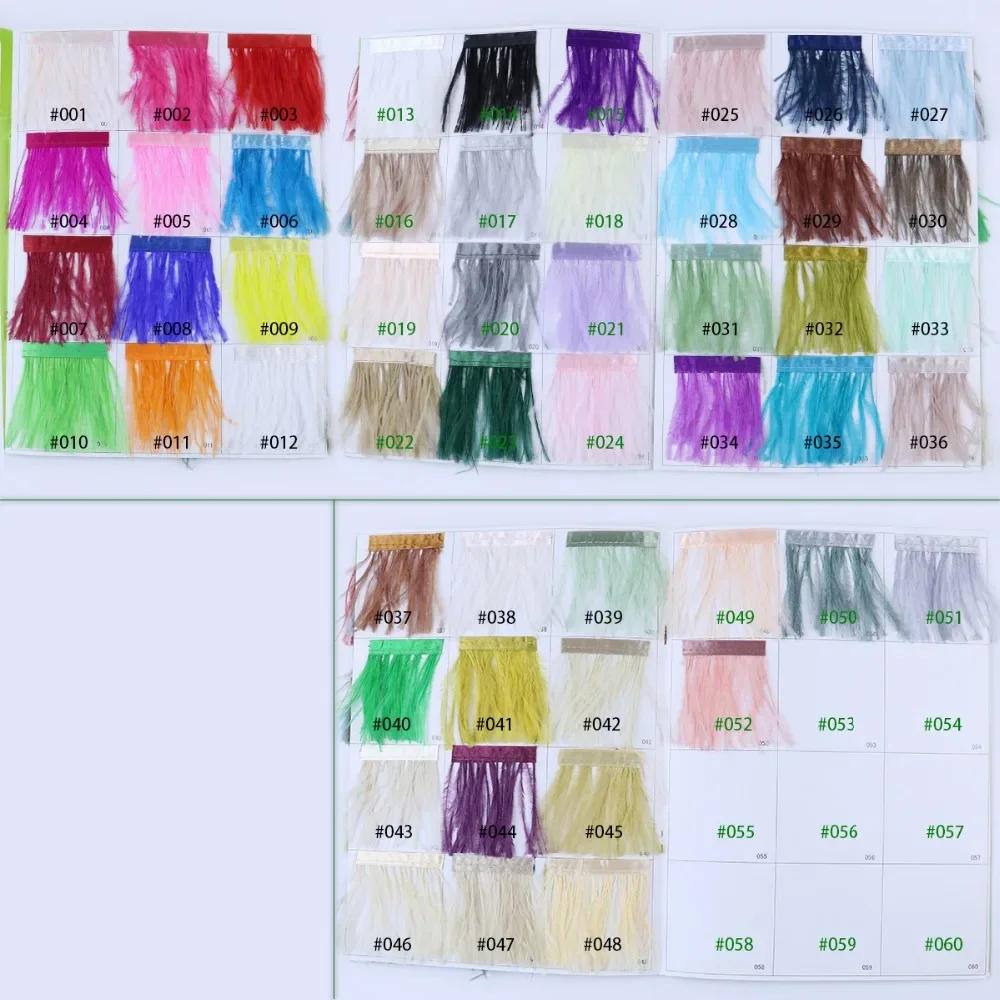Description Picture 3 of item20 Ply Fluffy Ostrich Feathers Boa for Wedding Party Dress Clothing Sewing Decoration Craft Accessories Custom 0.5/1/2 Meters