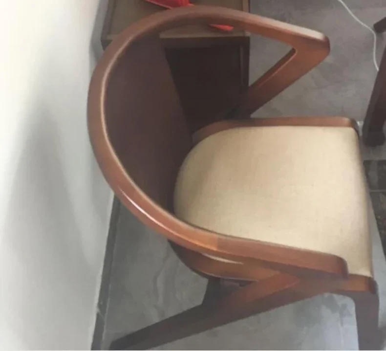 Description Picture 5 of itemModern Minimalist Designer Dining Chairs Nordic Solid Wood Dining Chair Living Room Furniture Luxury Leisure Dining table Chair