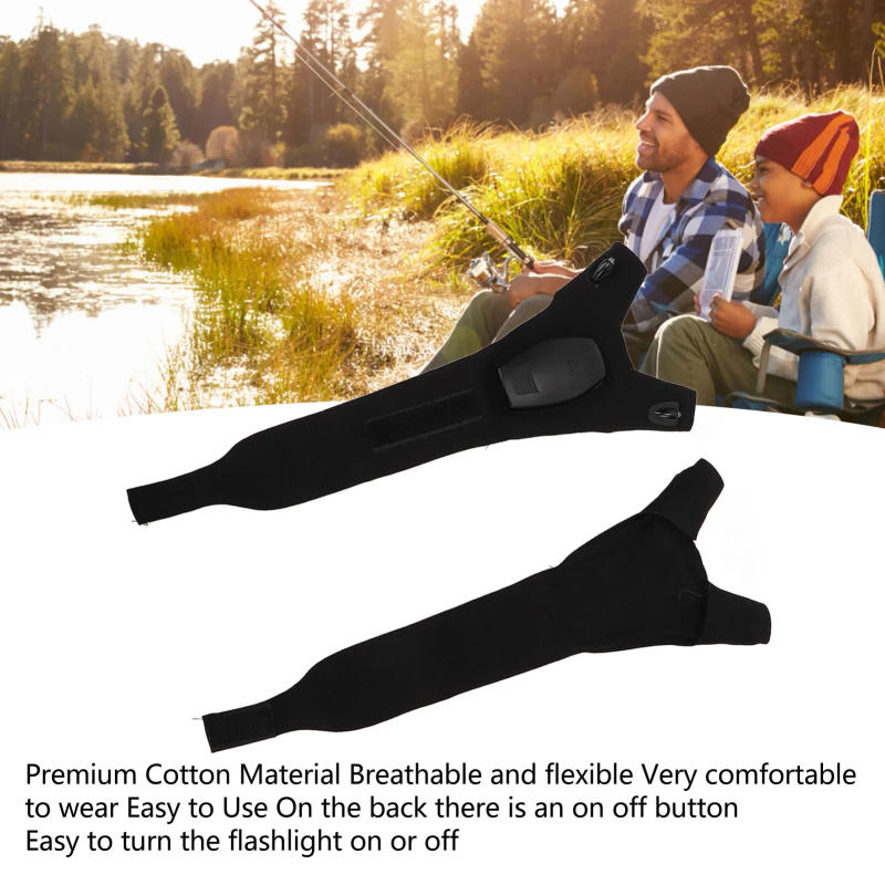 Description Picture 6 of itemFlashlight Half Finger Gloves USB Rechargeable Breathable Fingerless Finger Free LED Light Gloves Suitable for Fishing, Camping