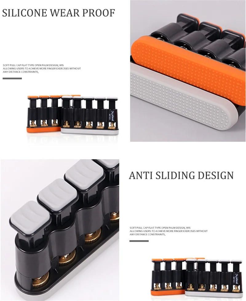 Description Picture 6 of itemFinger Trainer Hand Grip Force Span Adjustable Piano Guitar Five-finger Exercises Strengthener Musical Instrument Accessories