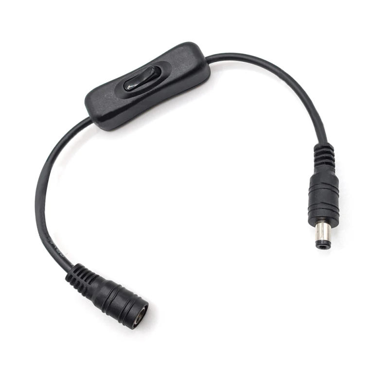 Description Picture 3 of itemDC 12V Inline Rocker Switch On Off With Female Male Power Cable 5.5x2.1mm DC Connector Switch For CCTV LED Strip Light
