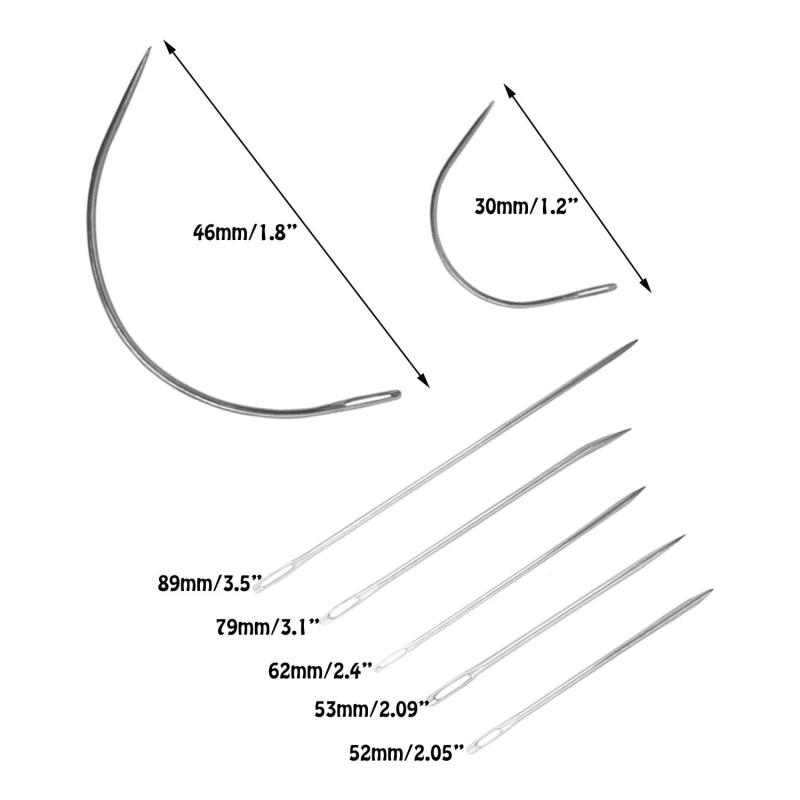 Description Picture 5 of itemLeather Sewing Needle and Thread Set, DIY Leather Sewing Kit for Leather Canvas Tent Shoes Repair Tool