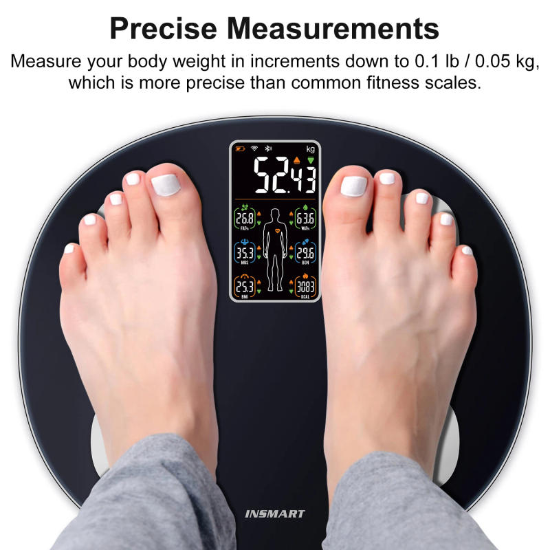 Description Picture 6 of itemINSMART Digital Weight Scale Person Body Balance Inteligente Bioimpedance Scale Adult 180kg Smart Body Fat Professional Scales
