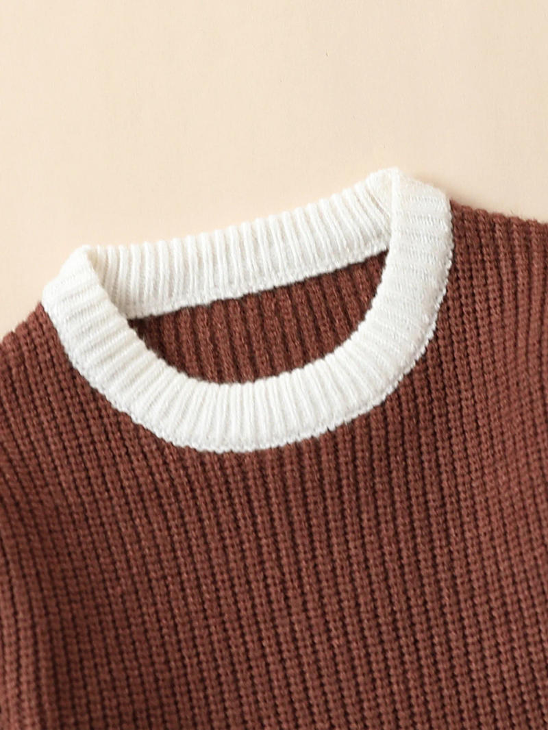 Description Picture 5 of item0-24M Toddler Kids Knitted Clothes Cotton Spring Newborn Boy Girl Infant Clothing Tops Pants Knitted Sweater Baby Pajamas Sets