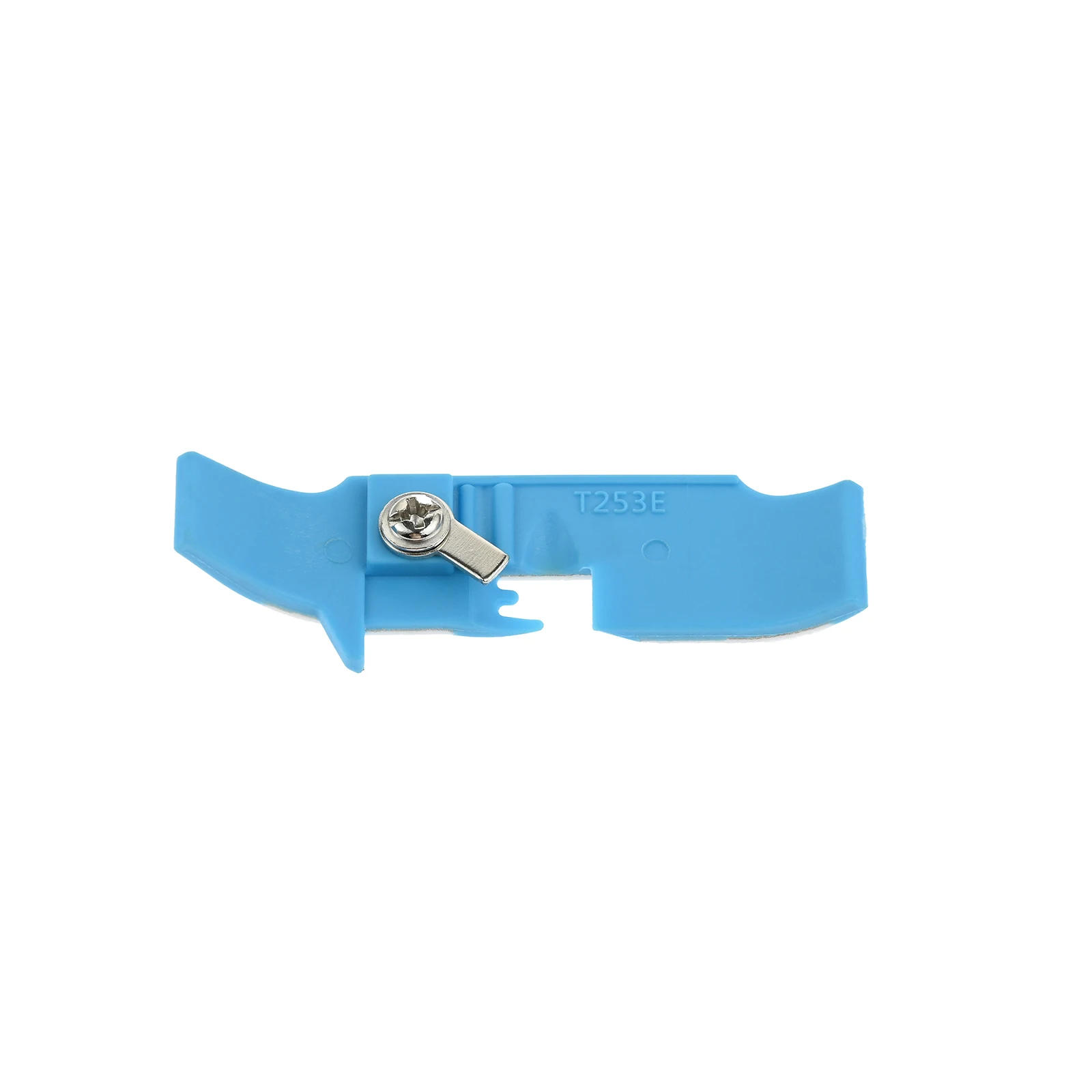 Description Picture 5 of item1Pc Plastic Wear-Resistant Presser Foot Bottom Plate Original Jack Four Thread Blue Shoulder Strap Pressure Foot Overlock Sew