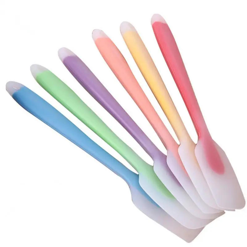 Description Picture 3 of itemBaking Tools Spatula Translucent Mini Silicone Spatula Baking Scraper Cream Heat-Resistant Kitchen Utensils Smoother Decorator
