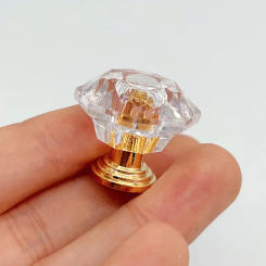 1pcs/set Creative Crystal Ball Design Clear Crystal Glass Knobs Cupboard Drawer Pull Kitchen Cabinet Wardrobe Handles Hardware