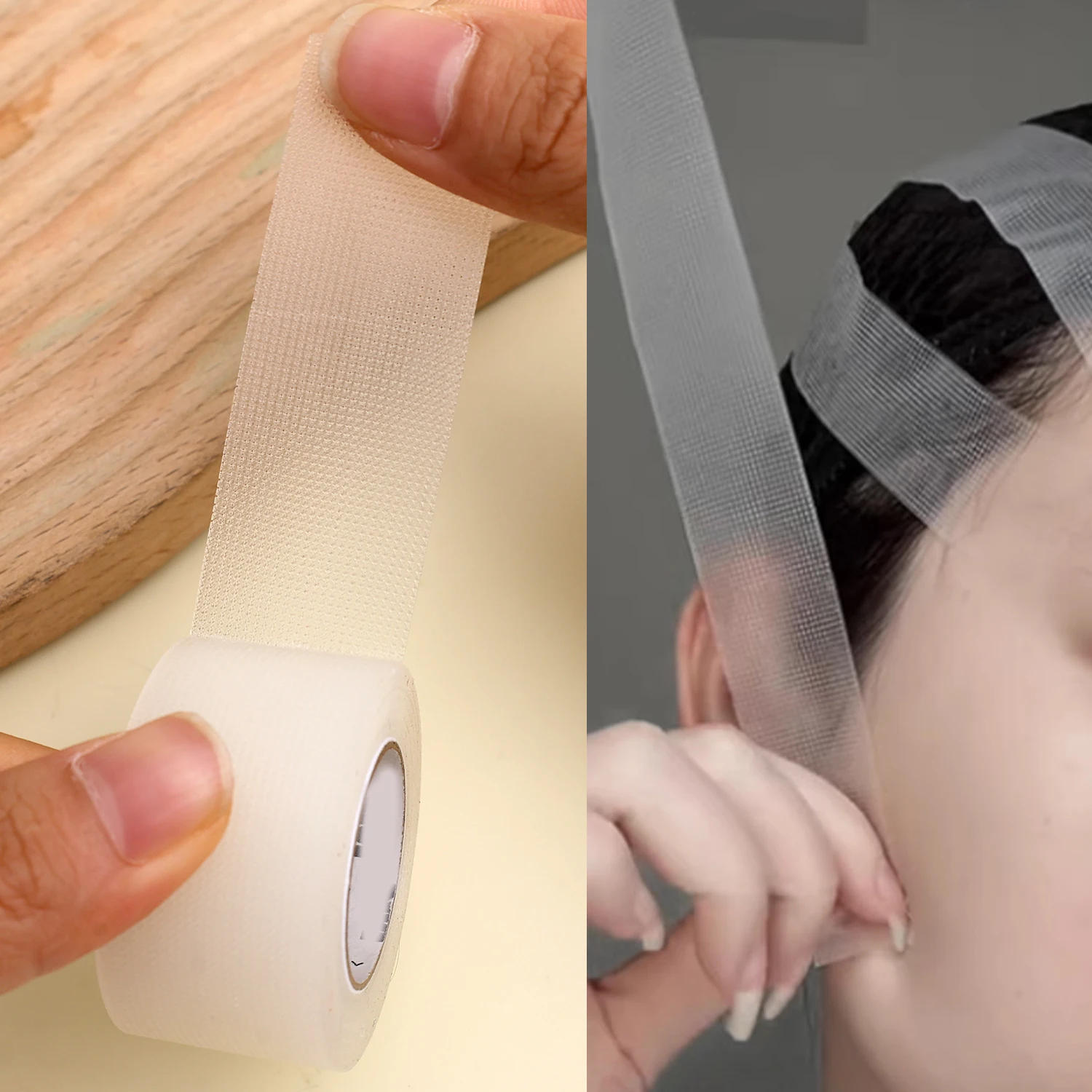 Description Picture 6 of itemTransparent Invisible V-Line Face Lift Tape Professional Instant Eyebrow Double Eyelids Lifting Beauty Tool Cosplay Makeup Tape