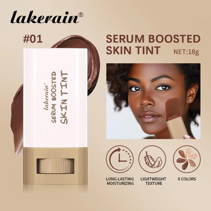 Description Picture 6 of itemStick Foundation Balm Serum Boosted Skin Tint Foundation Stick Smooth Plumper Hight Coverage Travel Bronze Foundation Stick Make