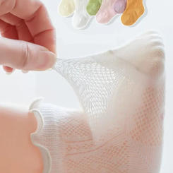 Children Kids Girls Cotton Lace Ruffle Princess Ankle Short Socks Solid White Pink Blue Spring Summer Cute Frilly Socks Stuff