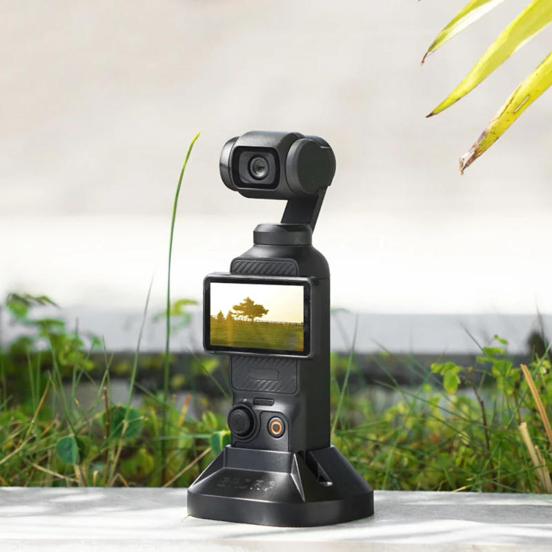 Description Picture 4 of itemDesktop Stand Holder For DJI Osmo Pocket 3 Camera Fixed Anti-slip Base Silicone Handheld Gimbal Camera Expansion Support Bracket