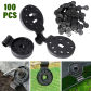 100PCS Black 10cm