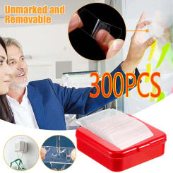 300/240/120/60/10pcs Reusable Double Sided Adhesive Tape Multifunctional Waterproof Transparent Pvc Nano Tapes Office Home Tool