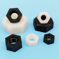 20/50pcs Brand New Nylon Plastic Insulation Hex Hexagon Nut M3 M4 M5 M6 M8 Black White Metric Threaded For Bolt Screw