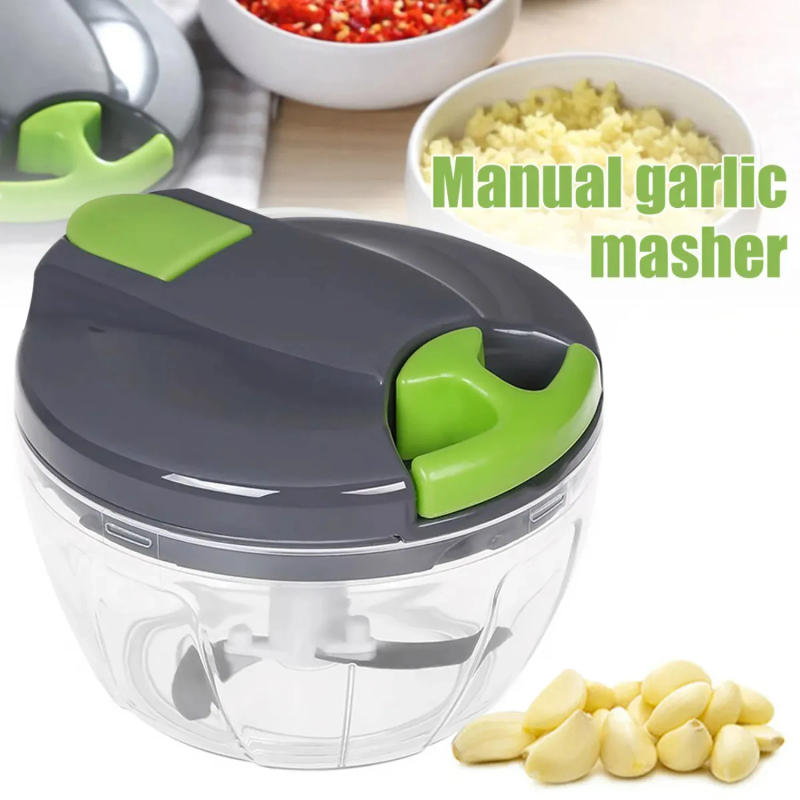 Description Picture 2 of item520ml Manual Garlic Chopper Hand Pull String Vegetable Cutter Onions Mincer  Ginger Fruits Herbs Nuts  Food Processor