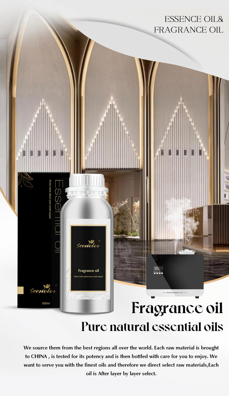 Description Picture 3 of item500ML Hotel Perfume Essential Oil Home Air Freshener Electric Aromatic Oasis Aroma Diffuser Machine Pure Plant Essential Oil