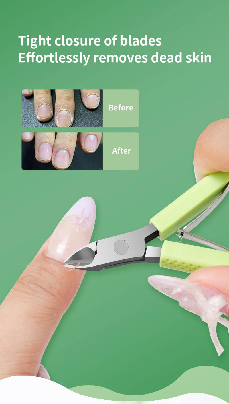 Description Picture 4 of itemCuticle Nippers Nail Manicure Cuticle Scissors Clippers Trimmer Dead Skin Remover Pedicure Stainless Steel Cutters