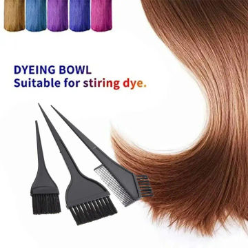 Hair Color Dye Bowl Comb Brushes Combination Tool Kit Headed Brush Hair Twin Salon Hairdressing Tint Professional Coloring A1J9