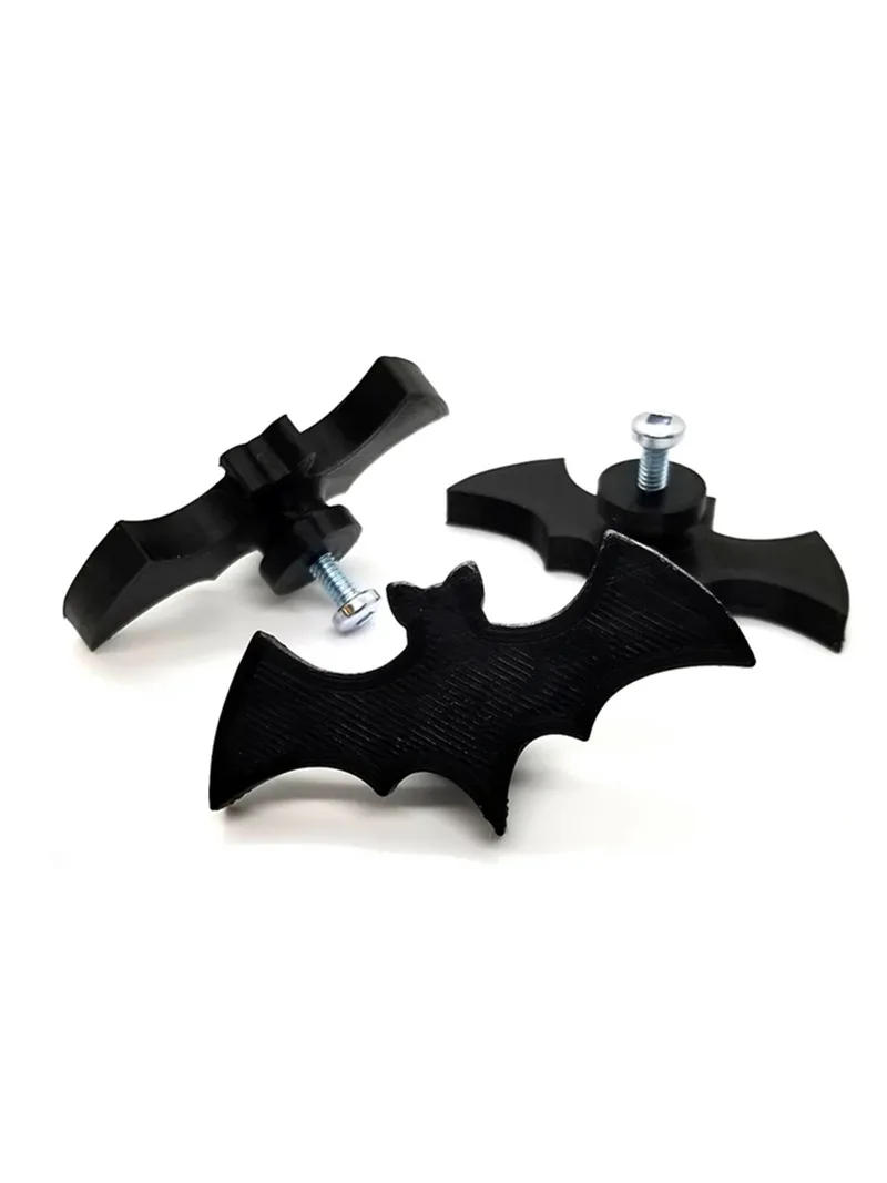 Description Picture 4 of item1Pc Bat Cabinet Knob Steel Drawer Hand Pulls Knob  Replacement Furniture DIY Door Hardware Gothic Home Hardware Decor