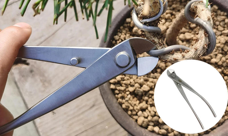 Description Picture 6 of itemBonsai tool Set Kit Stainless Steel Bonsai Scissors Knob Cutter Jin Pliers Trunk Splitter Garden Pruning Styling Tools