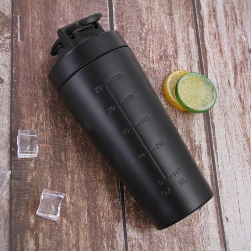 Description Picture 6 of itemStainless Steel Protein Shaker Cup Portable Fitness Sports Mug Nutrition Shakers Cup Water Bottles Water Cup Portable Shakers