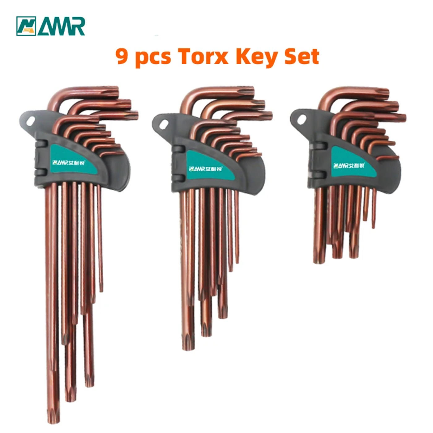 Description Picture 2 of item9pcs Torx Allen Wrench Set L Type Double-End Screwdriver Star Key Wrench Set Long Handle for Bicycle Repair Household DIY