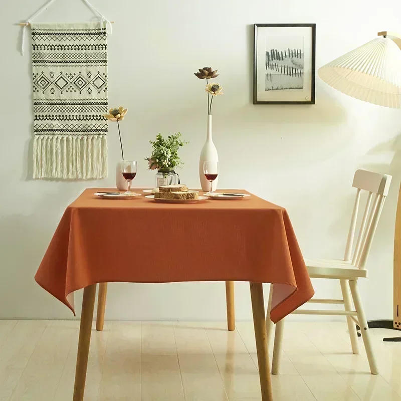 Description Picture 2 of itemLXS22 2024 Table cloth polyester tablecloth round table cloth circular solid white