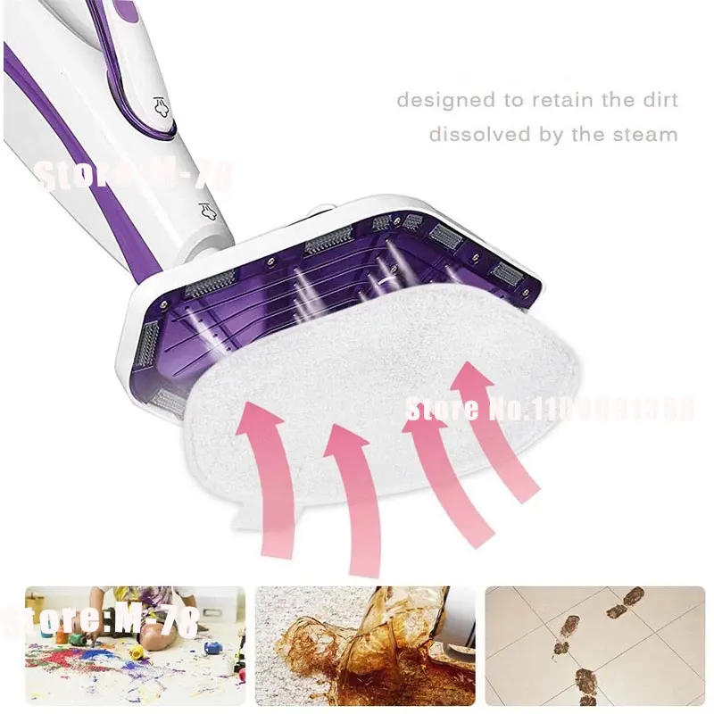 Description Picture 2 of itemAccessories Washable Mop Cloth For Polti Kit Vaporetto PAEU0332 Steam Vacuum Cleaner Microfibre Mop Cloth Parts Replacement