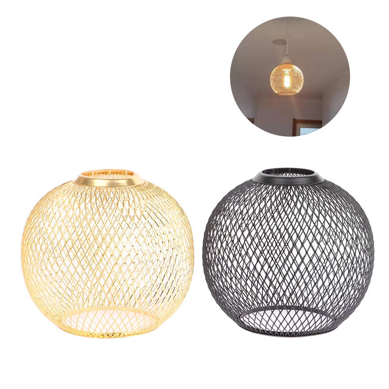 Description Picture 2 of itemHollow Out Metal Pendant Lamp Shade Cover Chandelier for Living Room Home Decoration