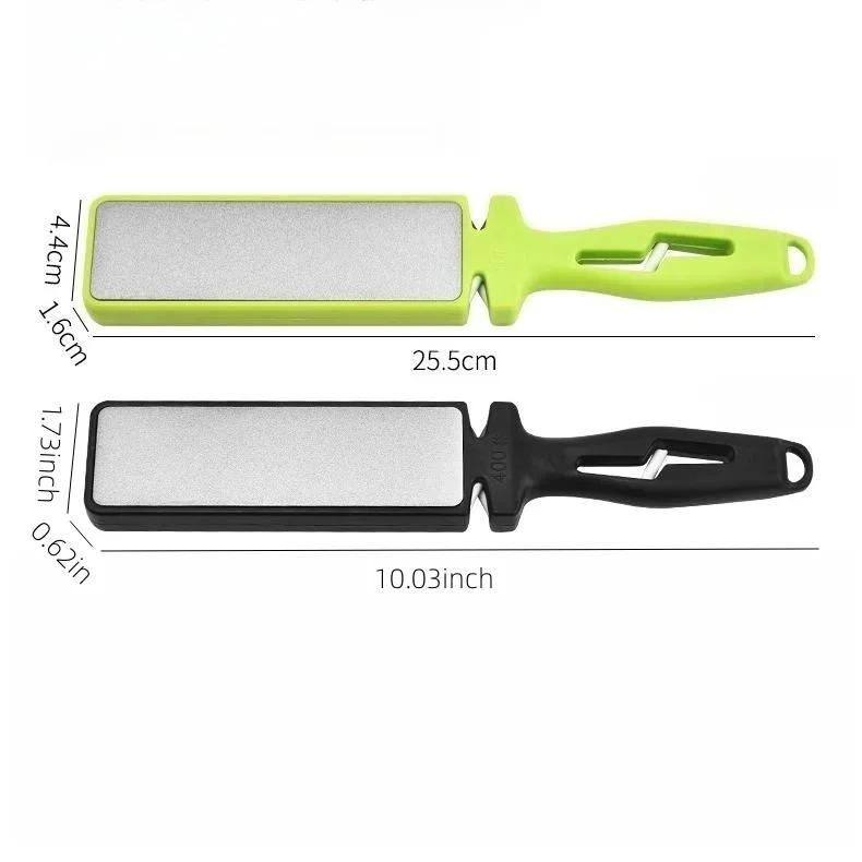 Description Picture 6 of item5 In1 Knife Sharpener Diamond Bars 400/1000 Multi-Tool Kitchen Knives Tungsten Steel Ceramic Grinding Double-Sided Whetstone 숫돌