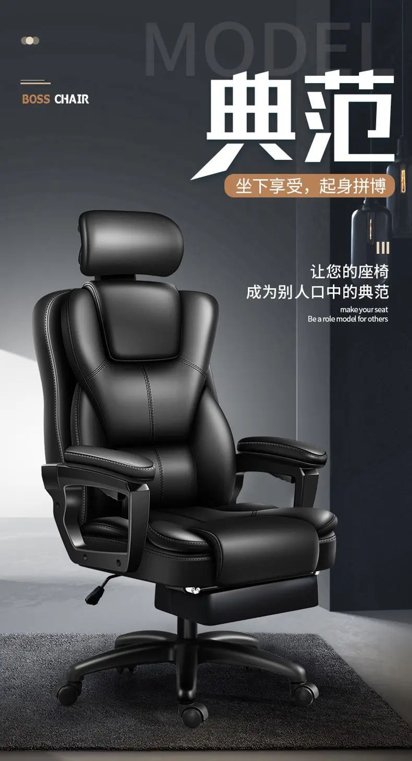 Description Picture 2 of itemAoliviya Official Computer Chair Home Comfortable Sitting Office Chair Backrest Leisure Sofa Seat Live Broadcast Lifting Gaming