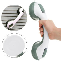 2PCS Grab Bar Bathroom Suction Cup Handle for Elderly Safety Toilet Bath Shower Tub Bathroom Shower Grab Handle Rail Grip