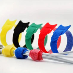 50/100PCS Detachable Cable Ties Colored Plastics Reusable Cable Ties Nylon Loop Wrap Zip Ttype Cable Tie Wire Bandage Tie