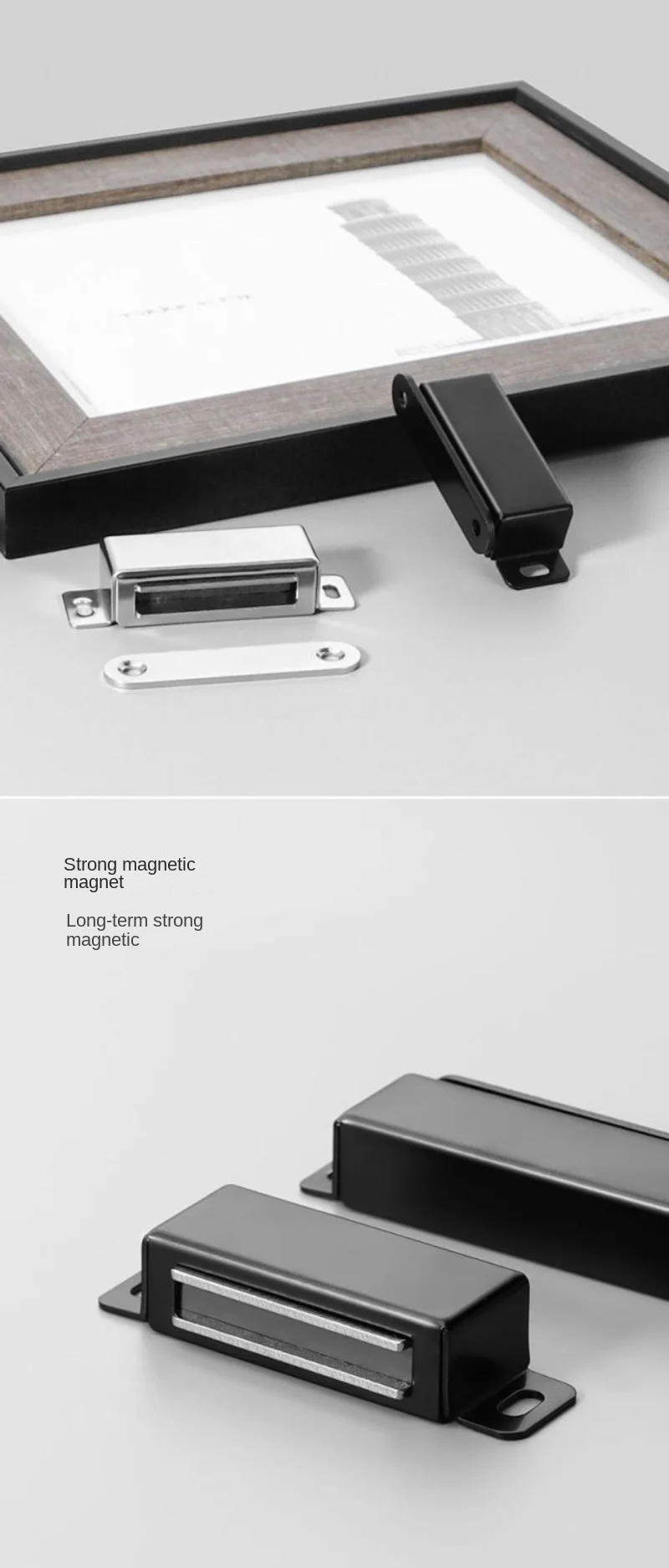 Description Picture 5 of itemKitchen Bumper Damper Strong Magnetic Door Stops Closer Cabinet Latch Catch Buffer for Cupboard Drawer Furniture Protector