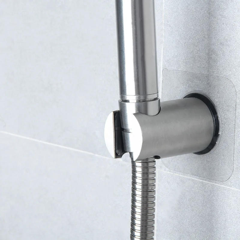 Description Picture 6 of item1pc Shower Head Holder Wall Mounted Shower Holder Self-Adhesive Showerhead Handheld Bracket Bathroom Accessories
