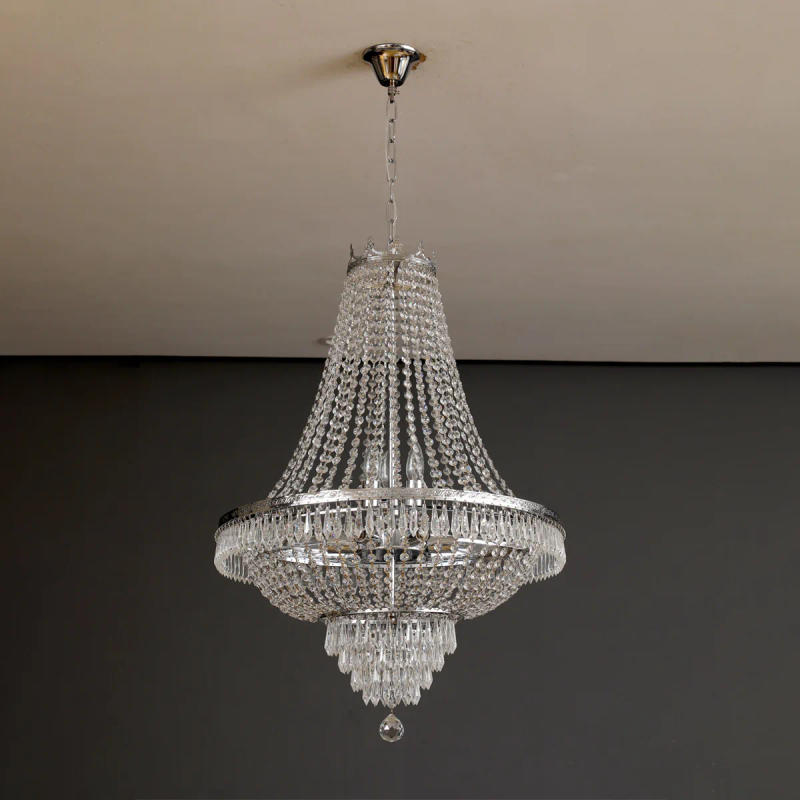 Description Picture 6 of itemLED Pendant Light Luxury For Living Room Crystal Chandelier Hotel Lobby Villa High Ceiling Staircase European-Style Chandelier