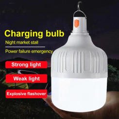 Portable USB Rechargeable LED Camping Lights Outdoor Emergency Bulb High Power Lamp Bulb Battery Lantern BBQ Tents Lighting